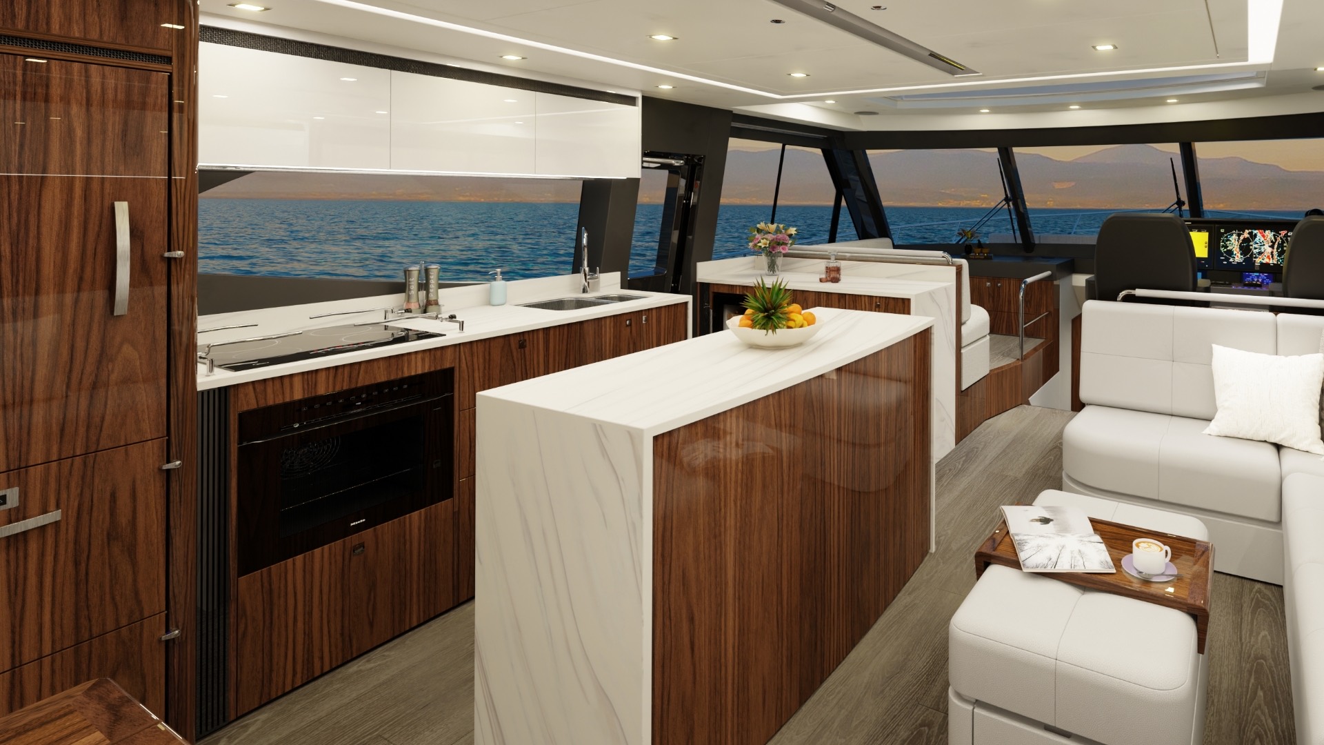 Riviera 645 SUV Series II aft galley